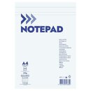Notizblock geheftet, A4, 5x5, 100 Seiten