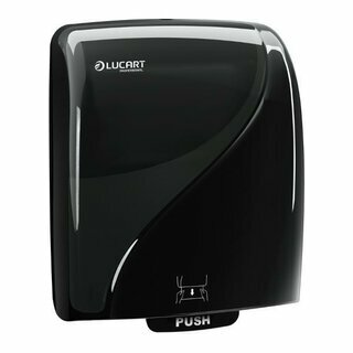 Lucart Identity Cardboard Core System 2.0 Handtuchspender, autocut, schwarz