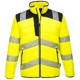Portwest PW371Ybr Hi-Vis Steppjacke, gelb/schwarz, Gr��e: XXXL