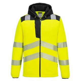 Portwest PW335 Hi-Vis Technical Fleecejacke, gelb/schwarz, Gr��e: L