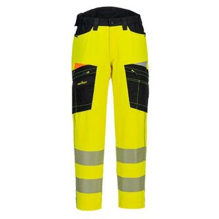 Portwest DX453Ybr Hi-Vis Service-Bundhose, gelb/schwarz, Gr��e: 40