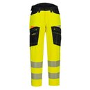Portwest DX453Ybr Hi-Vis Service-Bundhose, gelb/schwarz,...