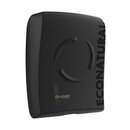 Lucart EcoNatural Flow Fold Handtuchspender 892509, schwarz