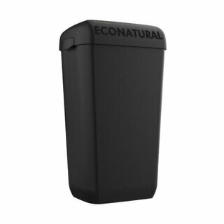 Lucart EcoNatural Flow Abfalleimer, 23 Liter, schwarz
