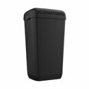 Lucart EcoNatural Flow Abfalleimer, 23 Liter, schwarz