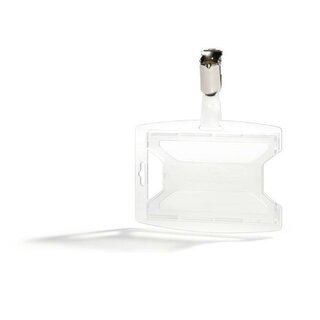Durable Ausweishalter reXycle 896119, mit Clip f�r 1 Karte, 25 St�ck