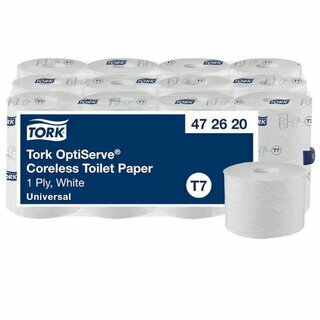 Tork OptiServe H�lsenloses Toilettenpapier 472620, T7, wei�, 24 Rollen