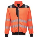 Portwest PW370Obr Hi-Vis Sweatjacke, orange/schwarz,...