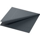 Duni Servietten 168399, 24X24cm, 3-lagig, schwarz, 250 St�ck