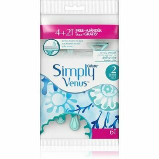 Gilette Simply Venus 2 Einwegrasierer, 2 Klingen, 6er Pack