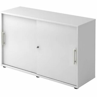 Hammerbacher 1752S Schiebet�renschrank, wei�