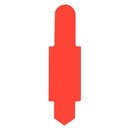 Elba Stecksignale 80519, rot, 100 St�ck