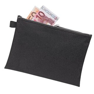 Veloflex 2725000 Banktasche, mit Rei�verschluss, aus Textil, A5, swz, 10St