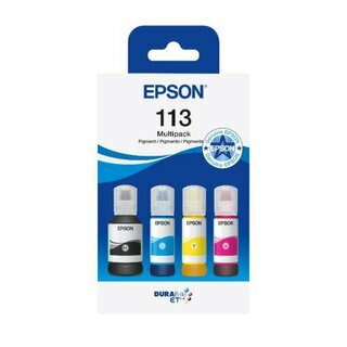 Epson Tinte C13T06B640 113, Farben: schwarz, cyan, magenta, gelb