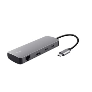 Trust 25672 Dalyx Multiport-Adapter aus Aluminium, USB-C,...