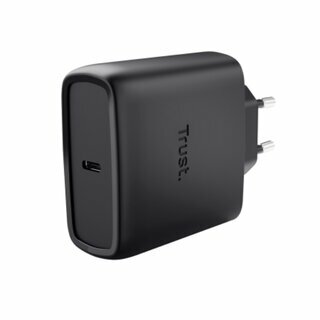 Trust 25523 Maxo USB-C-GaN-Ladeger�t 65 W, schwarz