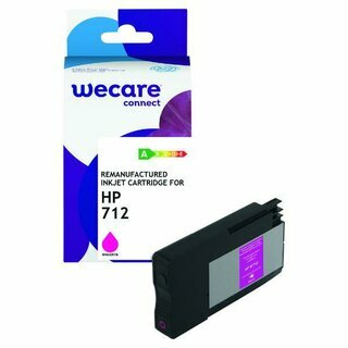 Wecare Tinte kompaibel mit Hp 712 Magenta