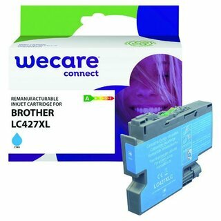 Wecare Tinte kompaibel mit Brother Lc427Xl Cyan