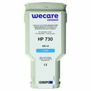 Wecare Tinte kompaibel mit Hp 730 Cyan