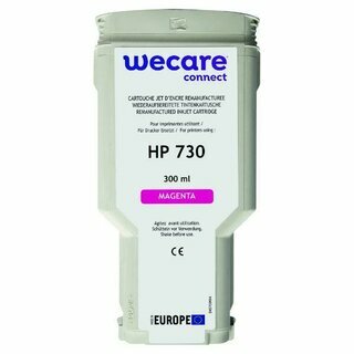 Wecare Tinte kompaibel mit Hp 730 Magenta