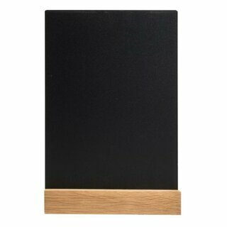 Exacompta Tischtafel A5 in Schieferoptik 85240D, 148x52x210 mm, schwarz