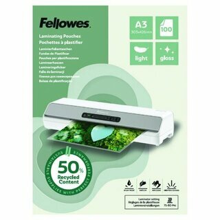 Fellowes Laminierfolien, A3, gl�nzend, 100 St�ck