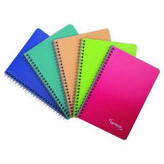Polycolor Notizbuch, kariert, A5, Farben sortiert, 5 St�ck