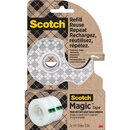 Scotch Edelstahl-Abroller, Silber + 2 x Scotch Magic...