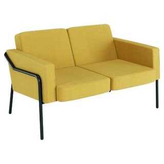Paperflow Medso 2-Sitzer-Sofa Classic Stoff, Gr��e: L, gelb