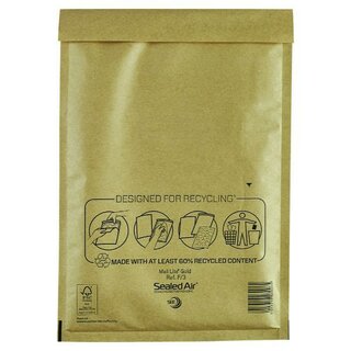Mail Lite Luftpolstertaschen F/3 Innenma�e: 220x330mm, goldgelb, 100 St�ck