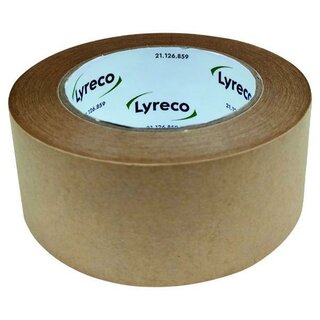 Packband, ger�uscharmes abrollen, Papier, 50mmx50m, braun, 6 St�ck