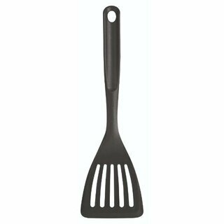 Gastromax geschlitzter Pfannenwender, 30 cm, schwarz
