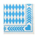 Papstar Servietten, 3-lagig, 1/4-Falz, 33 x 33 cm,...
