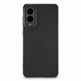Hama Samsung S25 Edge Handyh�lle Fantastic Feel, Farbe: Schwarz