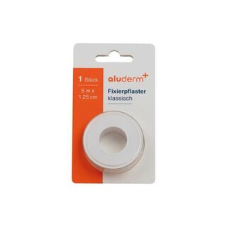Aluderm Fixierpflaster klassisch 1008307, 5m x 1,25cm
