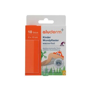 Aluderm Kinder Wundpflaster 1008310, wasserfest, 6 x 10...
