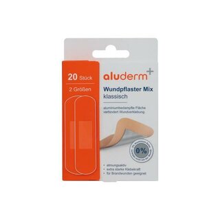 Aluderm Wundpflaster Mix klassisch 1008304, 20 St�ck