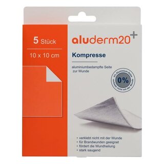 Aluderm Kompresse 1008323, 10x10 cm, 5 St�ck