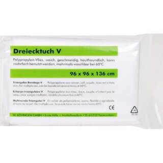 S�hngen Dreiecktuch V 1010004, 96x96x136 cm, wei�