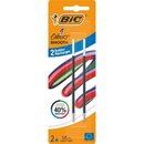 BIC 4-Colours Smooth Mine 524097, 1,0, blau, 2 St�ck