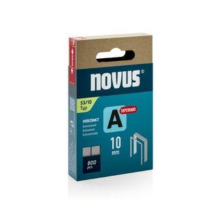 Novus Feindrahtklammern A Typ 53, superhart, 10mm, 800 St�ck