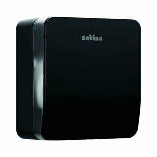 Satino Jumbo Toilettenpapierspender 333405, schwarz,  S