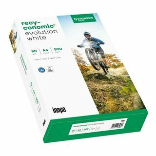 Recyconomic Recyclingpapier Evolution, auf A5, 80g, 500 Blatt