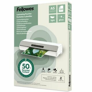 Fellowes Laminierfolien, A5, gl�nzend, 100 St�ck