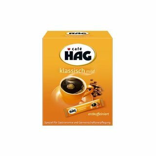 Kaffee Hag Instant Kaffee Sticks, entkoffeiniert, Portionen: 1,8g, 25 Sticks