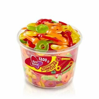 Red Band Fruchtige Schnuller, vegan, Klarsichtdose mit...