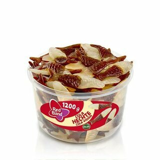 Red Band Cola Hechte, vegan,Klarsichtdose mit 100 St�ck, 1200g
