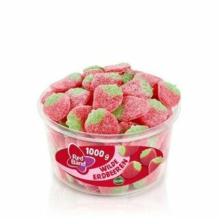 Red Band Wilde Erdbeeren, vegan, Klarsichtdose mit 100 St�ck, 1000g