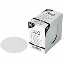 Papstar Tropfdecken rund, Durchmesser 8,5 cm, wei�, 500...