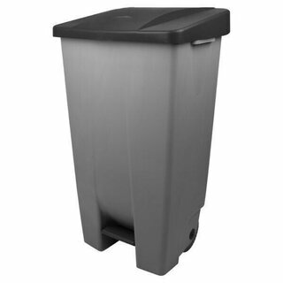 Helit Tretabfalleimer H2405595 120L, schwarz